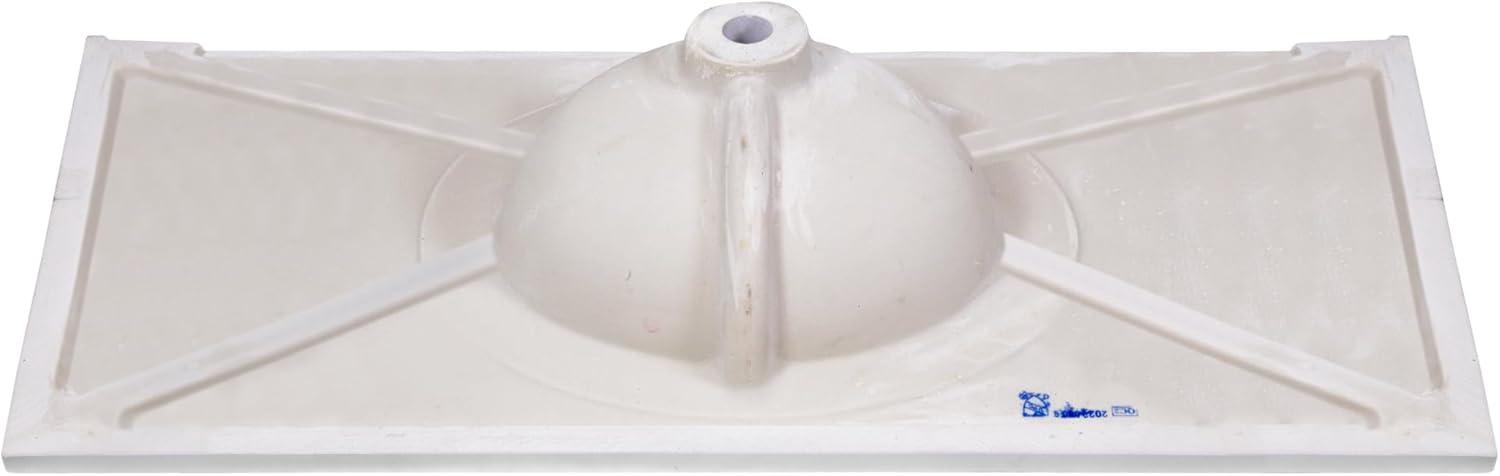 Design House  Cultured Marble Vanity Top in Solid White, 49-Inch x 22-Inch