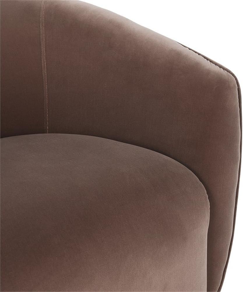 Layla Upholstered Swivel Barrel Chair