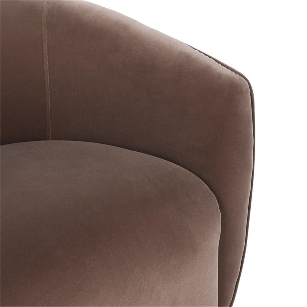 Layla Upholstered Swivel Barrel Chair