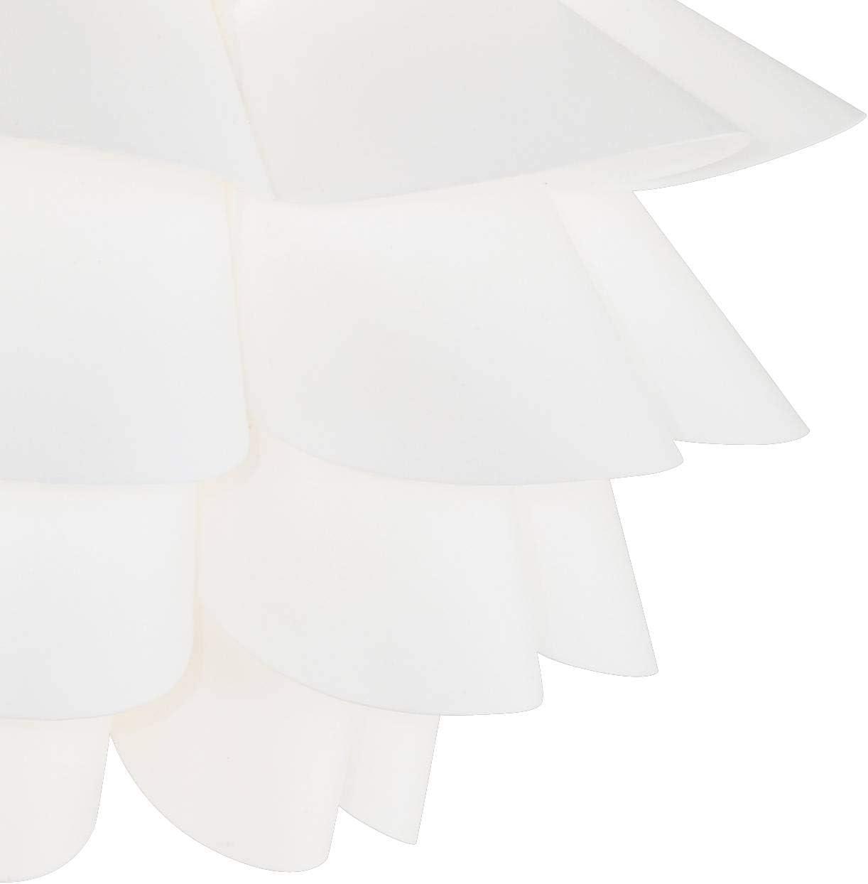 Possini Euro Design Modern Ceiling Light Semi Flush Mount Fixture 15 3/4" Wide White Flower for Bedroom Kitchen Living Room Hallway Bathroom House