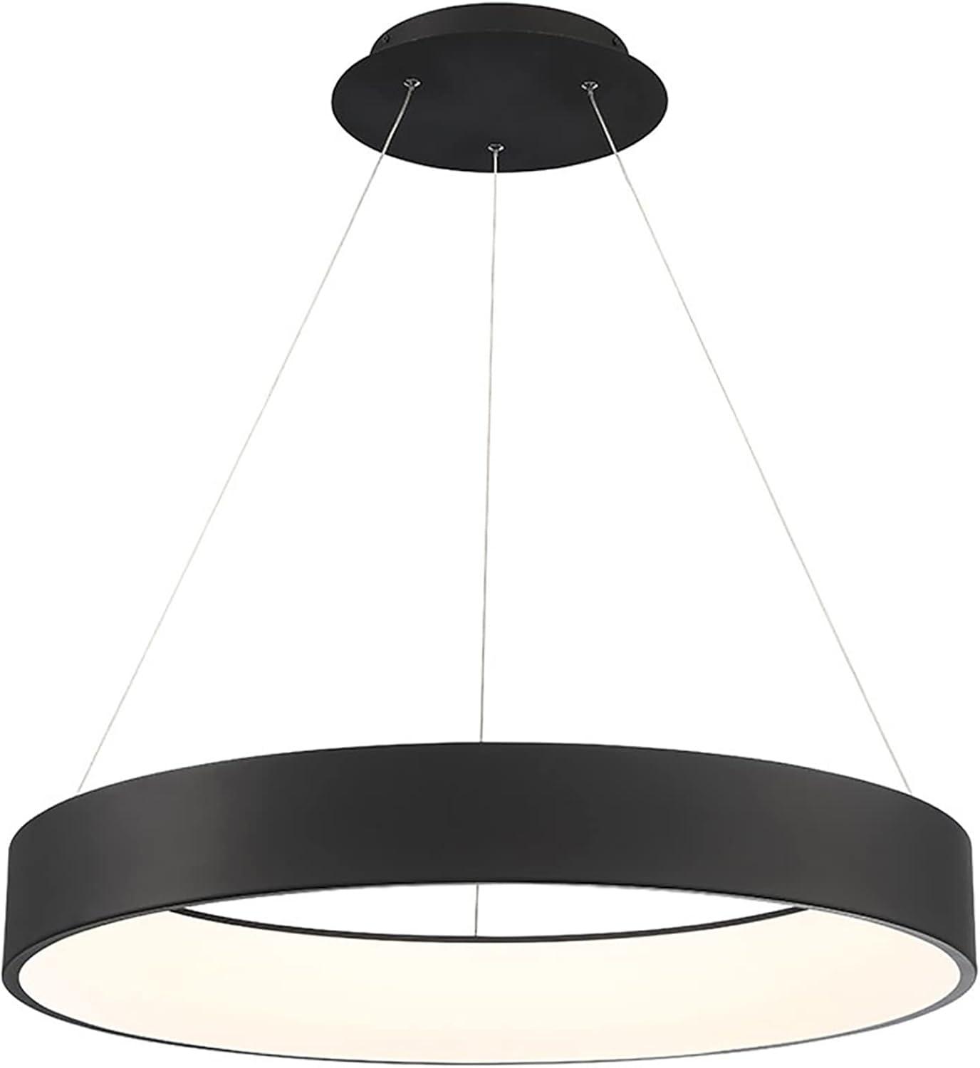 WAC Lighting Corso 32" LED 3000K Contemporary Aluminum Pendant in Black