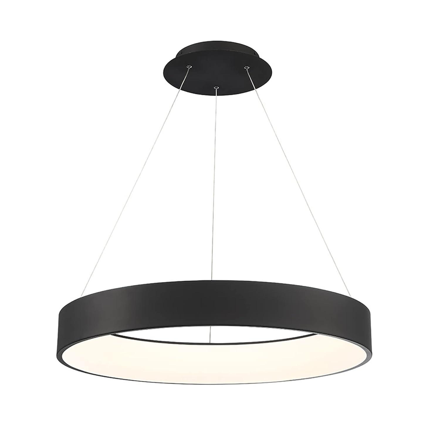 Fynn Single Light Steel Dimmable LED Pendant
