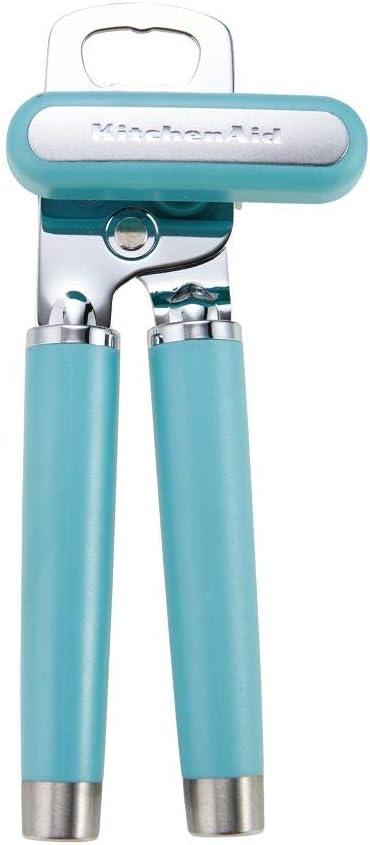 Turquoise Stainless Steel Ergonomic Can and Bottle Opener