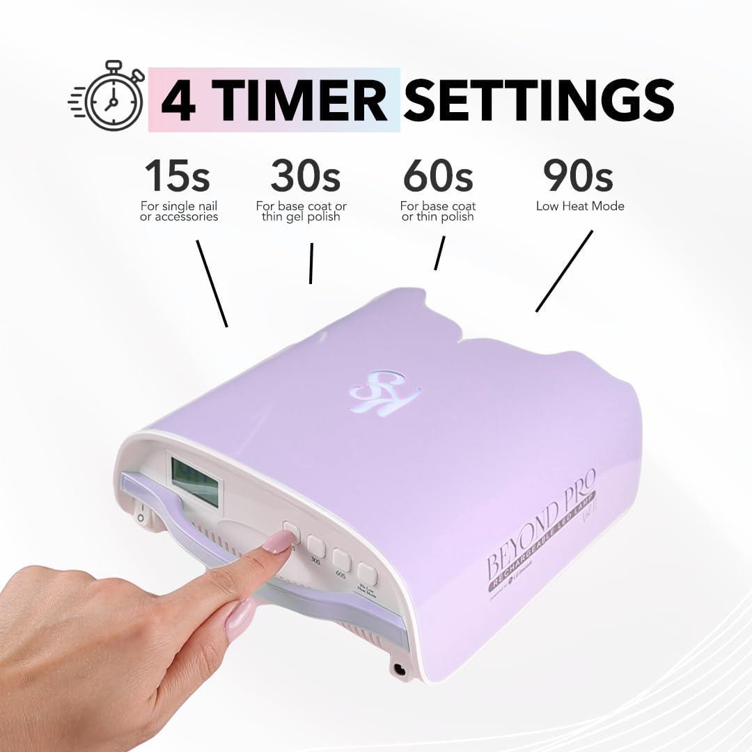 Kiara Sky Purple Lavender Beyond Pro Vol 2 Rechargeable LED Lamp