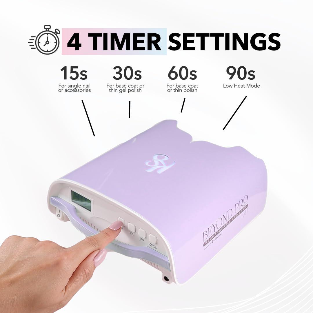 Kiara Sky Purple Lavender Beyond Pro Vol 2 Rechargeable LED Lamp