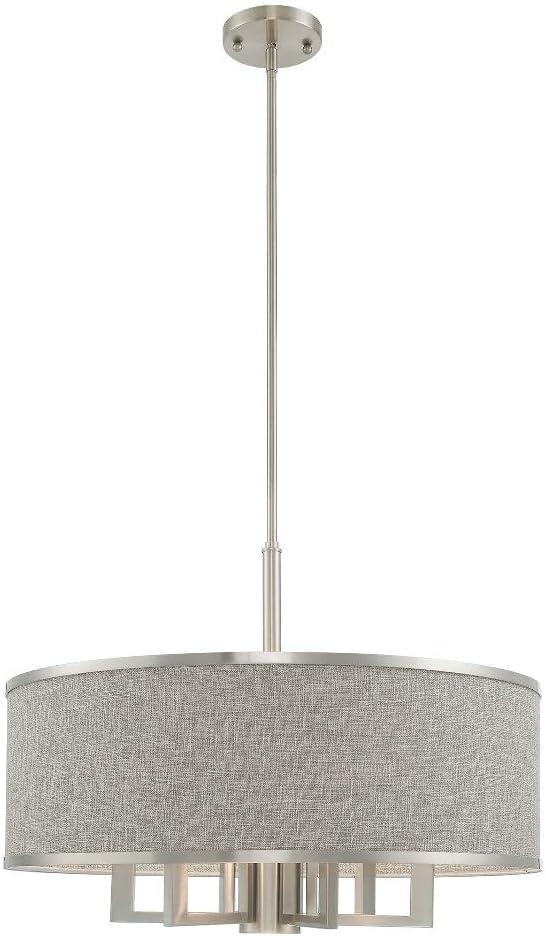 Livex Lighting Park Ridge 6 - Light Chandelier in Brushed Nickel