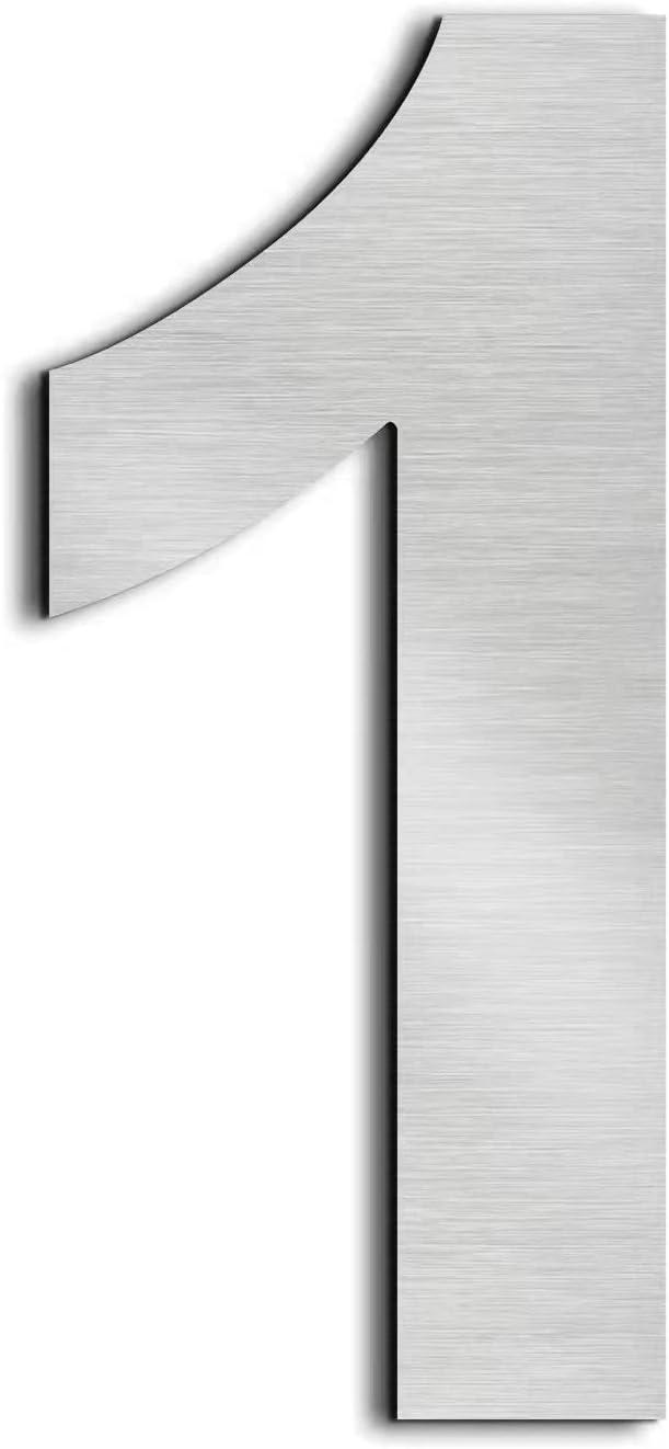 ModernStainlessHardware 6'' H Stainless Steel House Number