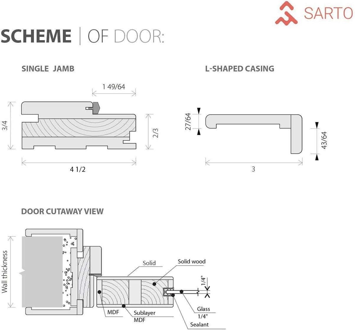 White Silk 60 x 96 Inch French Double Doors with Frosted Glass