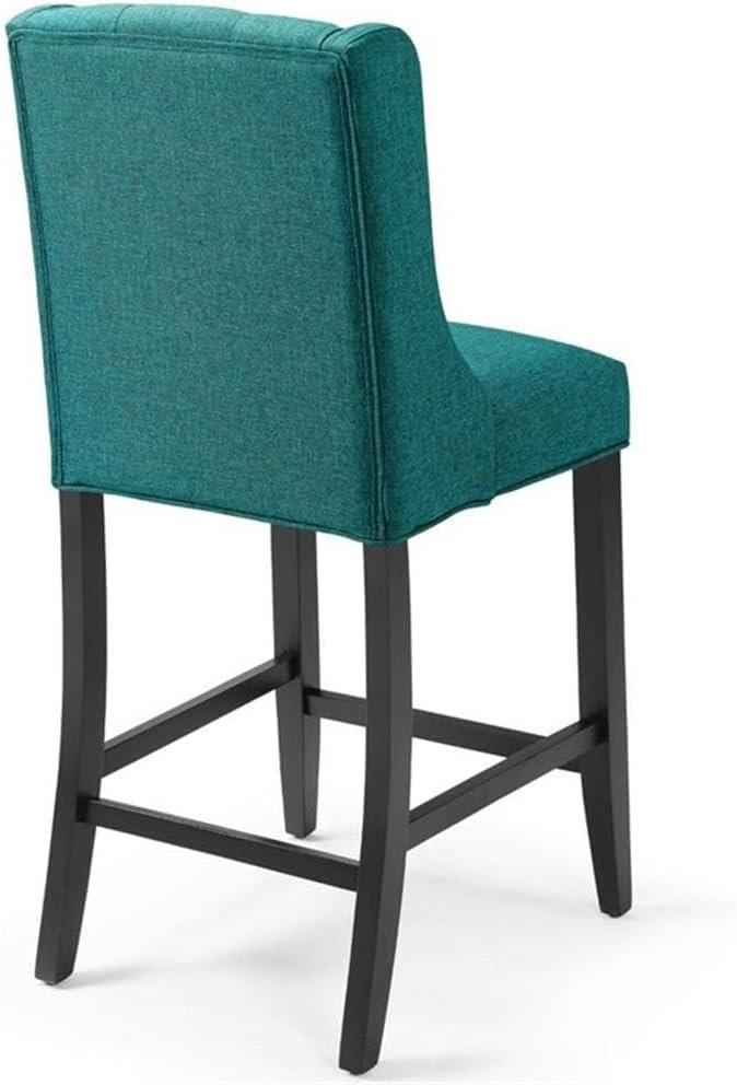 Modway Baronet Tufted Button Upholstered Fabric/Faux Leather Stool