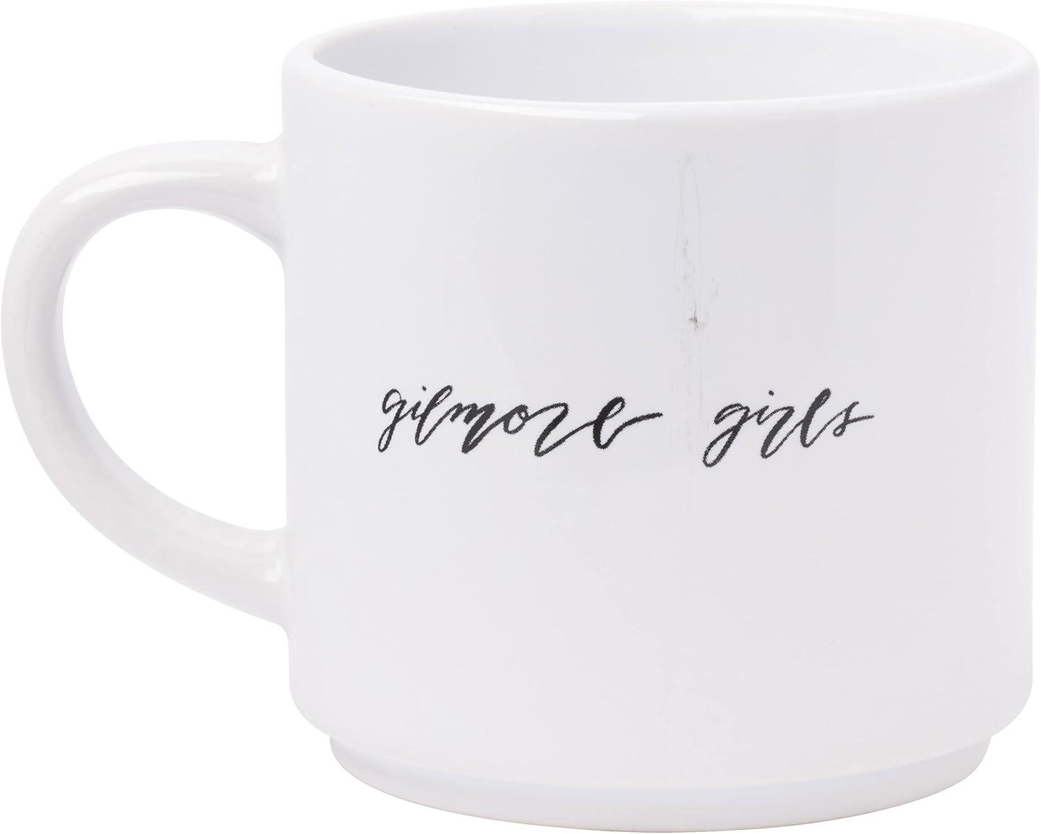 Silver Buffalo Gilmore Girls Locations 4Pc Ceramic Mug Stack, 10 Ounces