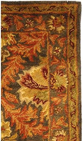 SAFAVIEH Antiquity Diarmait Traditional Floral Wool Area Rug, Sage/Gold, 2' x 3'