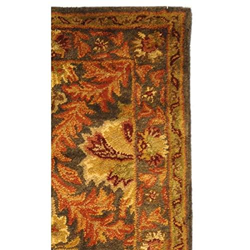 SAFAVIEH Antiquity Diarmait Traditional Floral Wool Area Rug, Sage/Gold, 2' x 3'