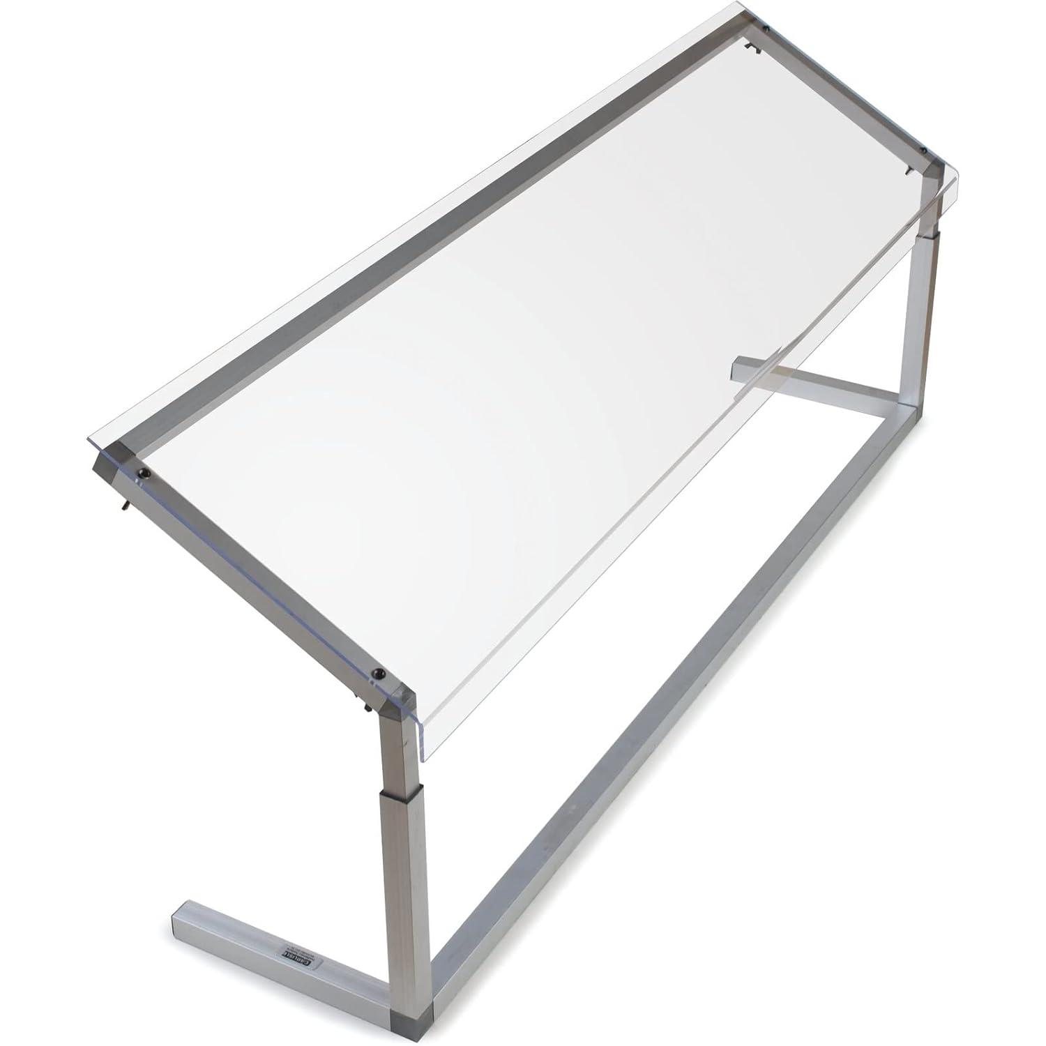 Carlisle FoodService Products Sneeze Guard Single Sided for Catering, Buffets, Restaurants, Plastic, 48 Inches, Clear