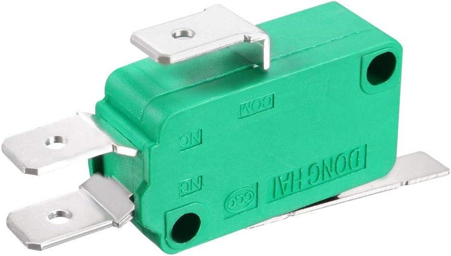 Green Thermoplastic SPDT Hinge Lever Micro Limit Switches