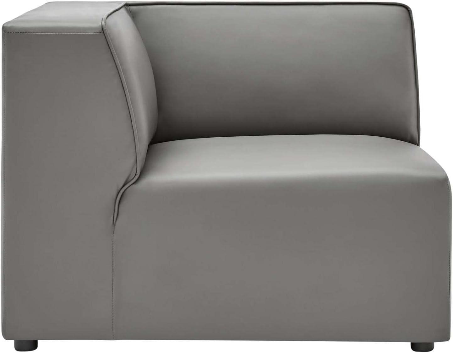 Mingle Vegan Leather Corner Chair - Modway