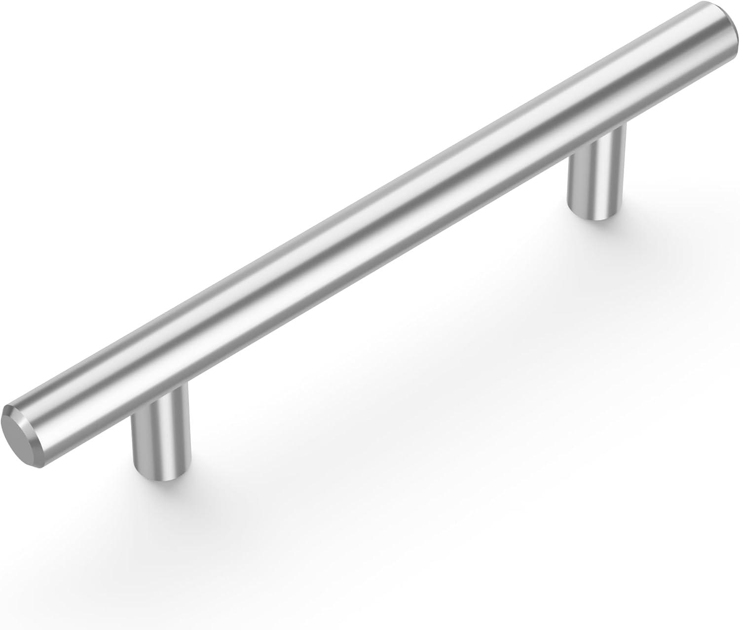 6-Inch Chrome Modern Bar Pull Handle with Mounting Hardware