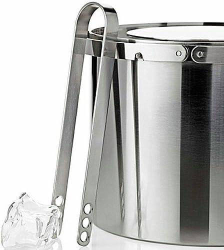 Stainless Steel Cylindrical 1L Ice Bucket with Lid