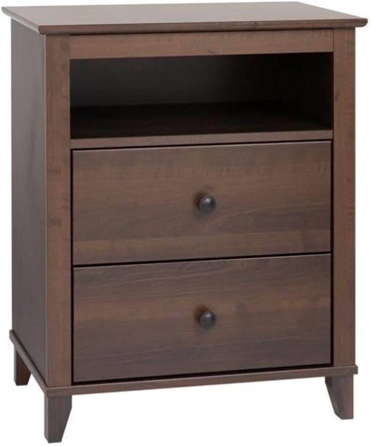 Yaletown 2 - Drawer Tall Nightstand - Prepac