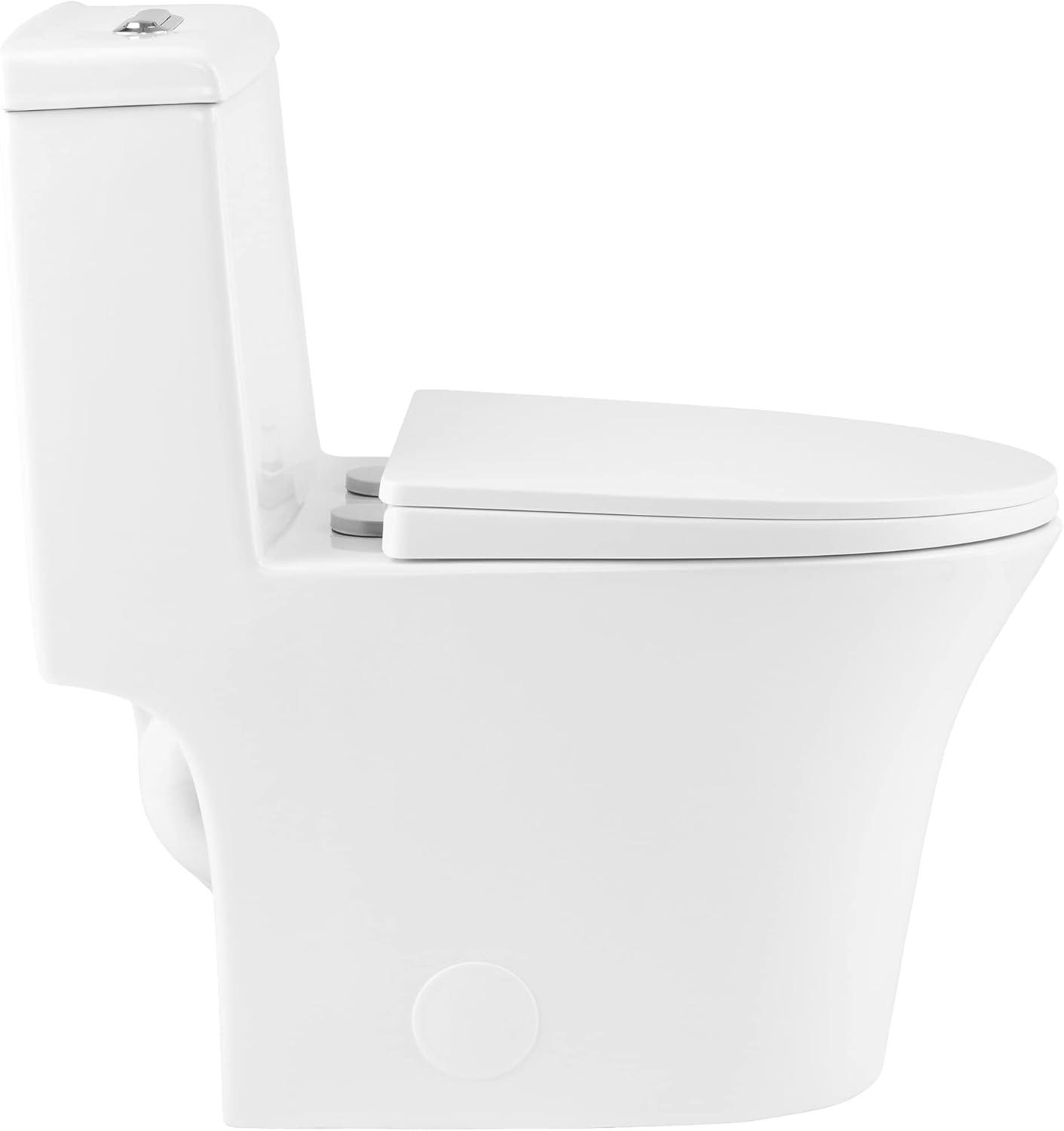 Hugo One Piece Elongated Dual Flush Toilet 1.1 / 1.6 gpf