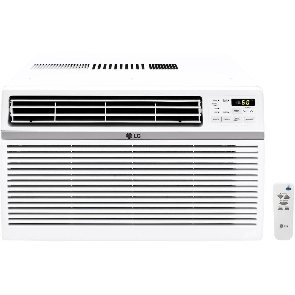 LG 6,000 BTU 250 Sq.ft High Efficiency Window AC, Cools 260 Sq.ft., White, LW6019ER