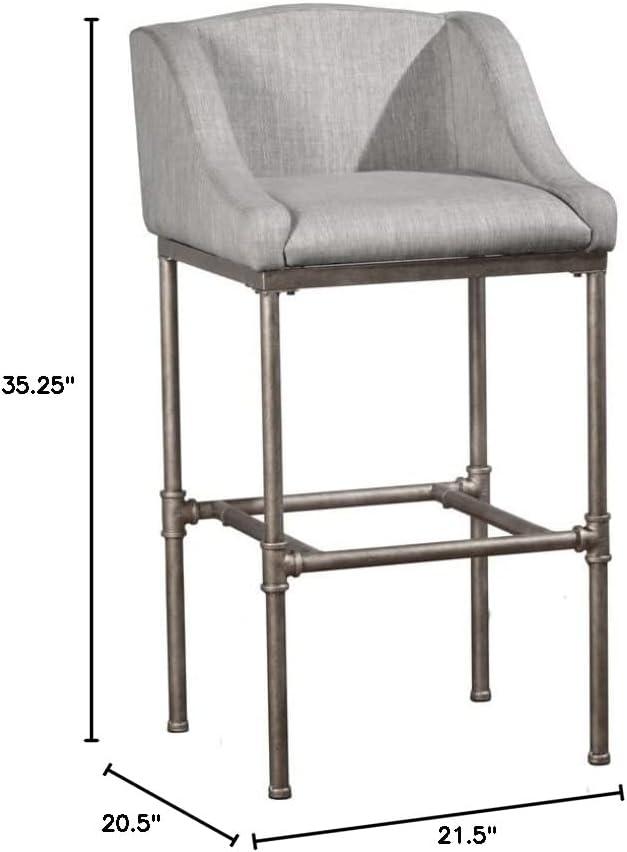 Halltown Metal Counter or Bar Height Stool