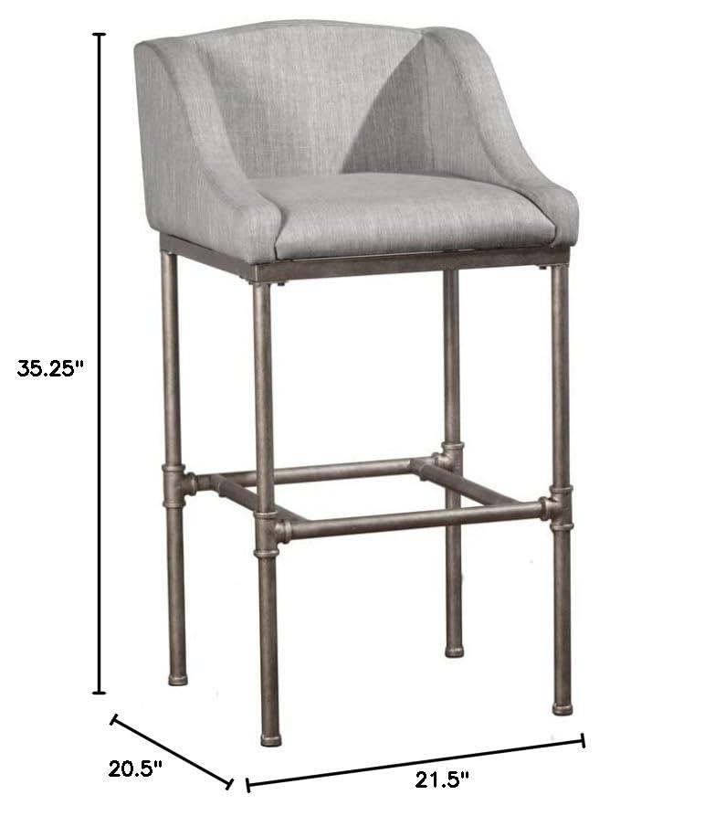 Halltown Metal Counter or Bar Height Stool
