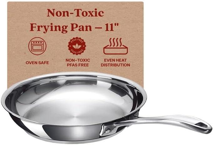 Alva Alva Chef Premium Stainless Steel Frying Pan Skillet