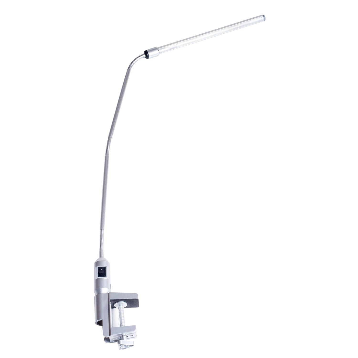 Lavish Home Modern LED Desk Lamp with Clamp for Home Office or Dorm (Black)