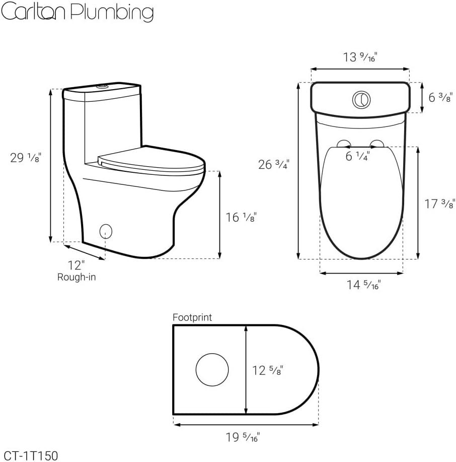 Vezina Elongated One-Piece Toilet