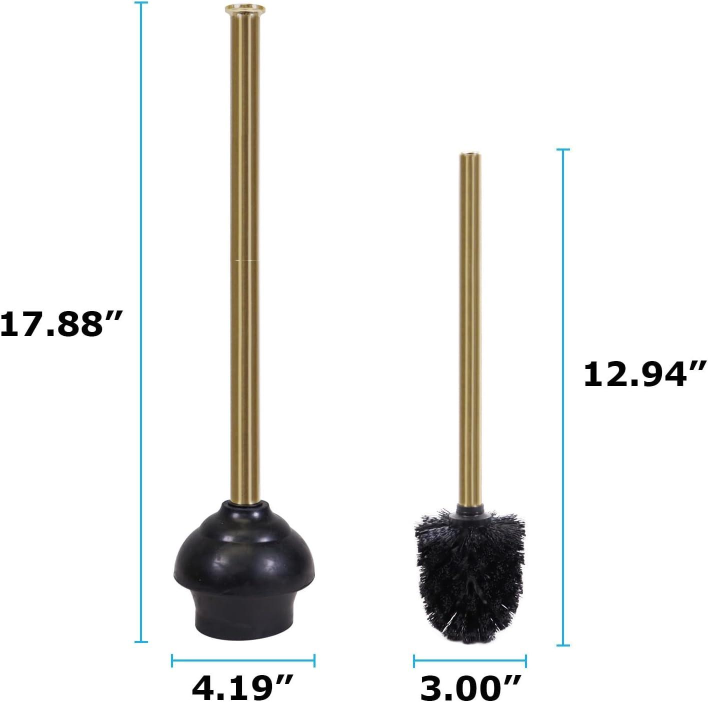 Blue Donuts Blue Donuts Metal Toilet Brush Set