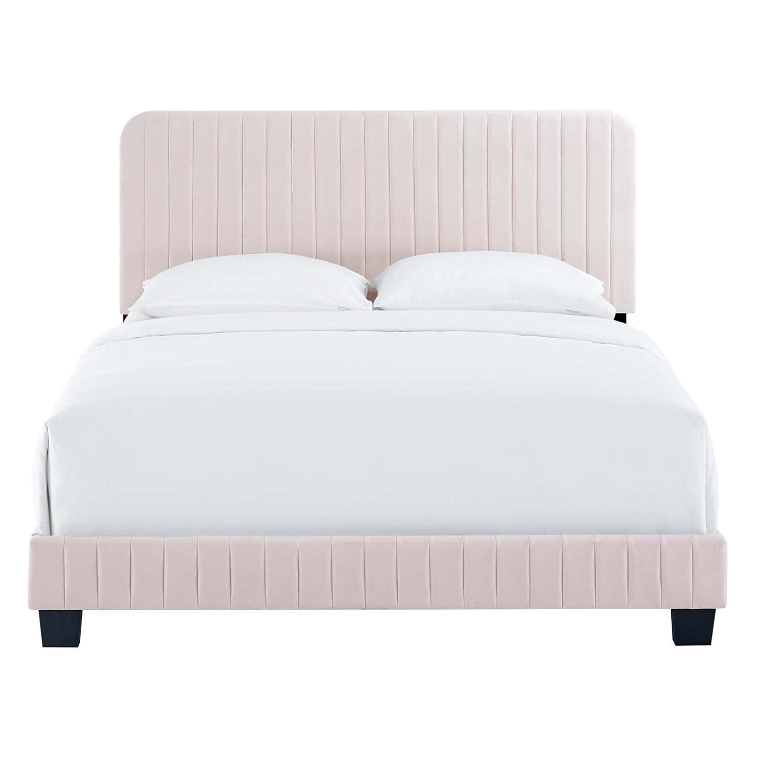 Modway Celine Channel Tufted Performance Velvet Full Bed