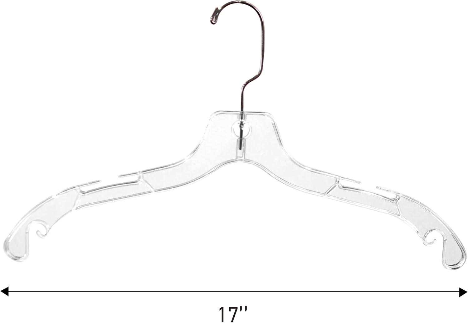 Clothes Hangers - Light Weight Dress Hangers - 17" - Case of 100