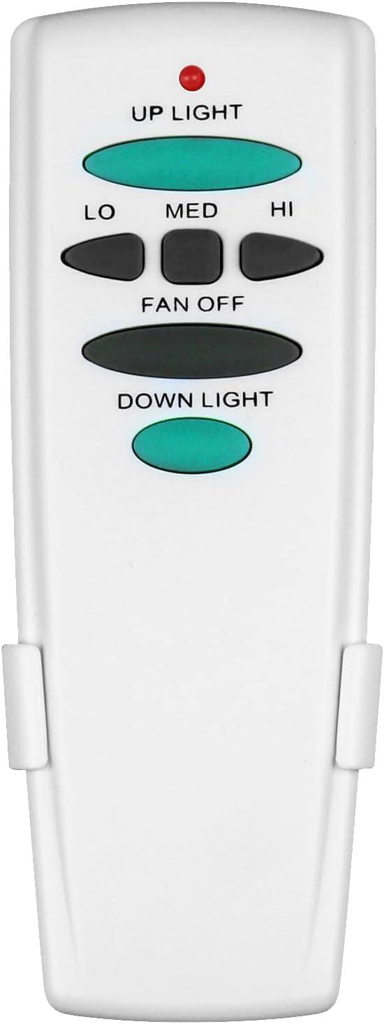 Hampton Bay UC7078T Replacement for Ceiling Fan Remote UC7078T with Up Down Light, L3H2010FANHD Fan-HD Fan-HD6 (Remote Only)