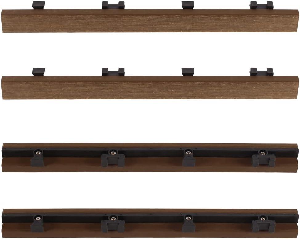 12" x 1" Composite Interlocking Deck Side Trim