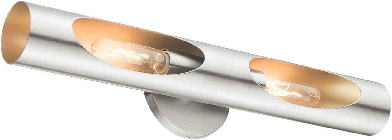 Livex Lighting Novato 2 - Light Wall Light in  Brushed Nickel