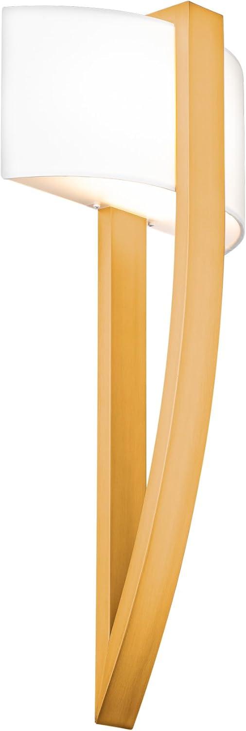 Curvana Aluminum LED Flush Mounted Sconce