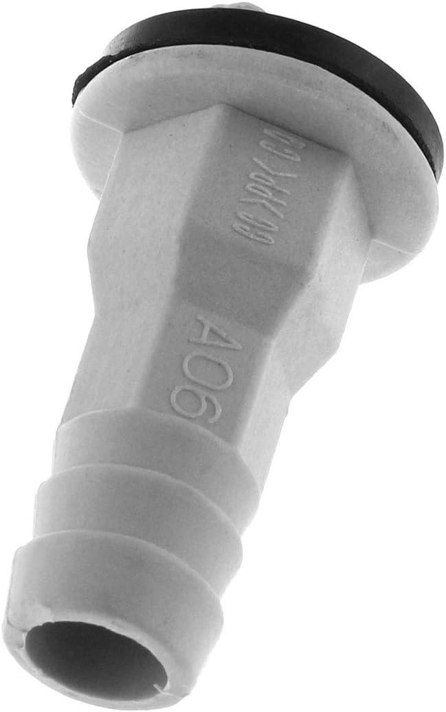 DGZZI Drain Straight Connector 2PCS 3/5 Inch 15mm AC Drain Hose Connector Straight Fitting with Rubber Ring for Window Air Conditioner and Mini Split Units