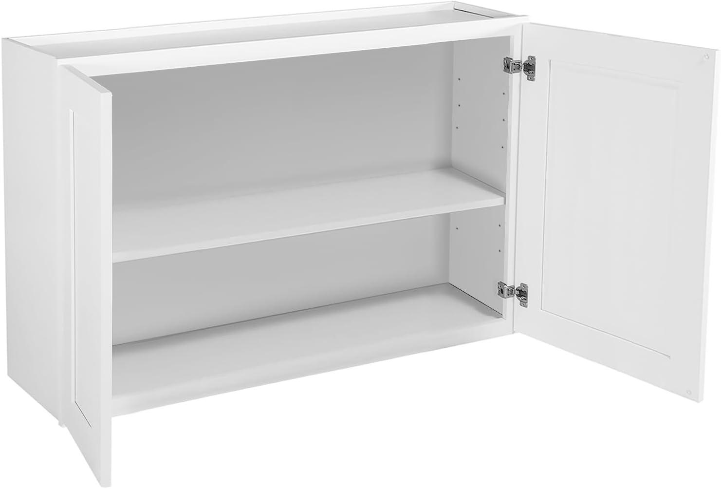 Design House 561613 Brookings Unassembled Shaker Tall Wall Kitchen Cabinet 36x24x12, White