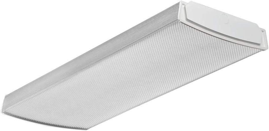 Lithonia Lighting LBL2 LP835 LED Wraparound 2-Foot Ceiling Light in White