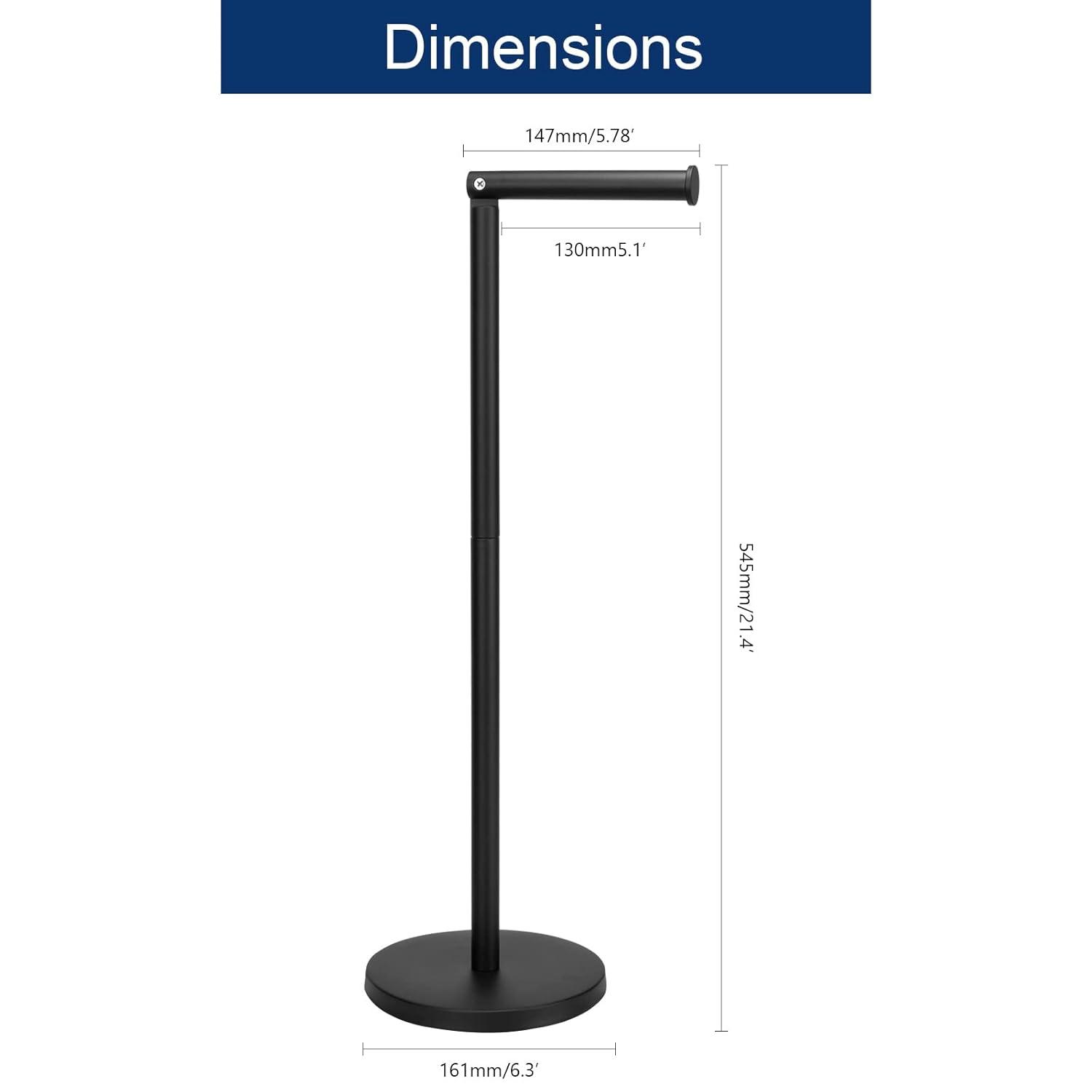 TOPEFIC HPA6LRTN02 Free Standing Toilet Paper Holder
