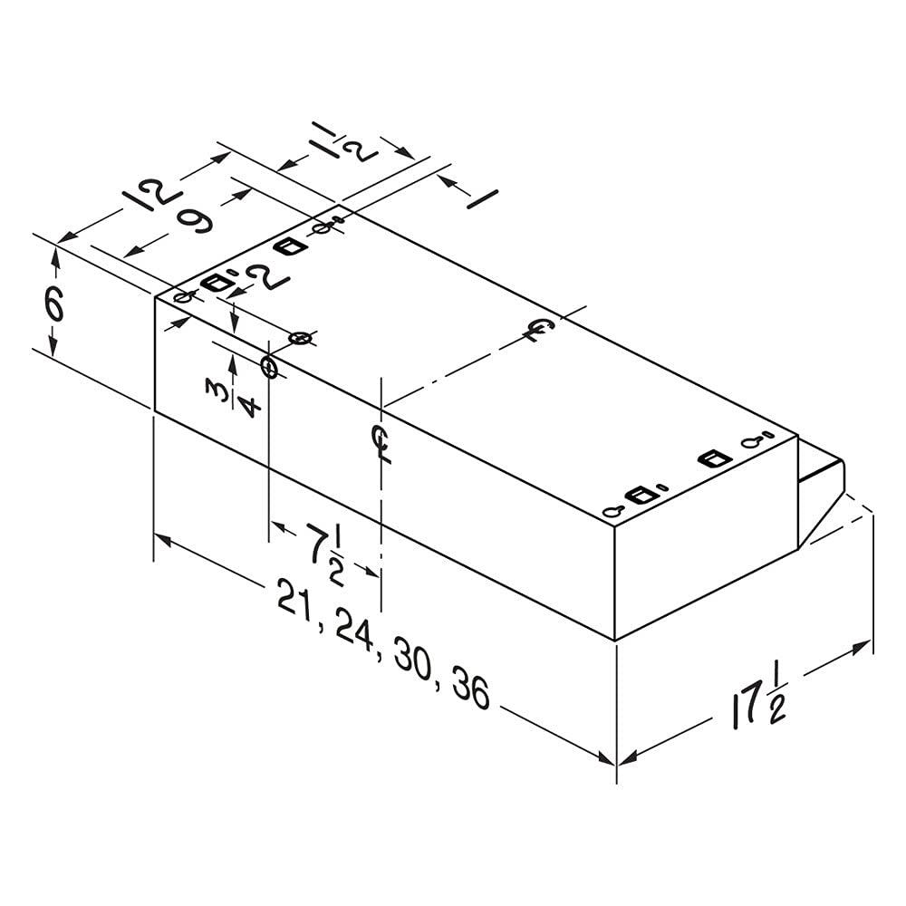 Broan NuTone Broan NuTone 36" Steel 190 CFM Ductless (Non-Vented) Under Cabinet Range Hood with Charcoal Filter 413604