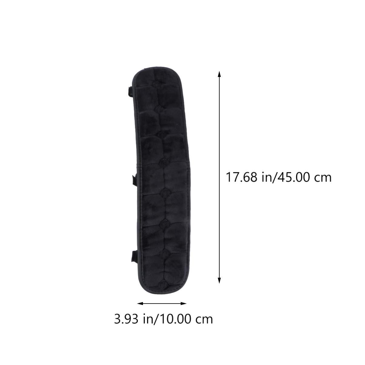 Black Memory Foam Office Chair Armrest Cushions