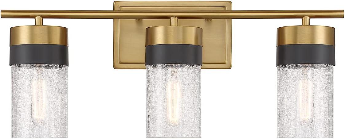 Savoy House Brickell 3 - Light Vanity in  Warm Brass