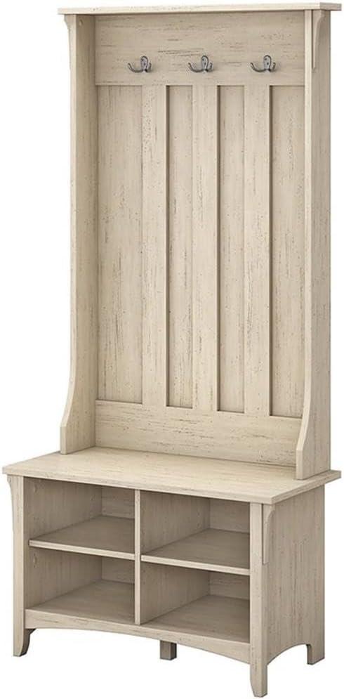 Salinas Hall Tree with Storage Bench - Bush Furniture