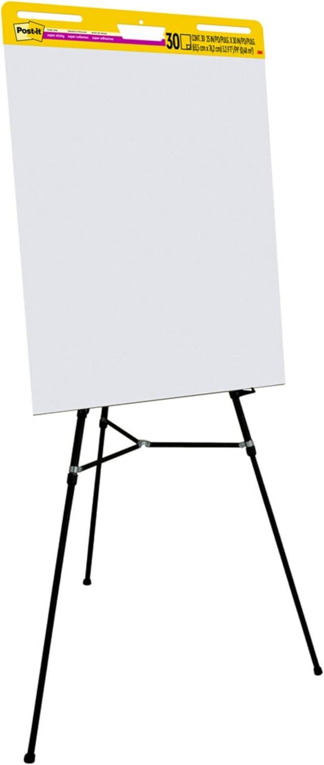 Post-It Self-Stick Easel Pad, 25 x 30 Inches, Grid Ruled, 30 Sheets, Pack of 4