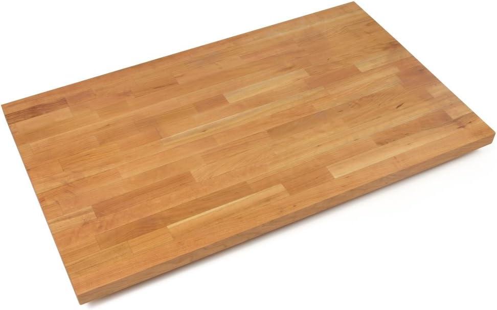 Cherry Wood Kitchen Countertop with Varnique Finish, 18" x 25"