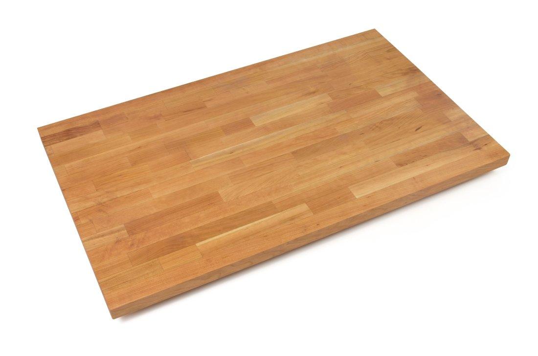 Cherry Wood Kitchen Countertop with Varnique Finish, 18" x 25"