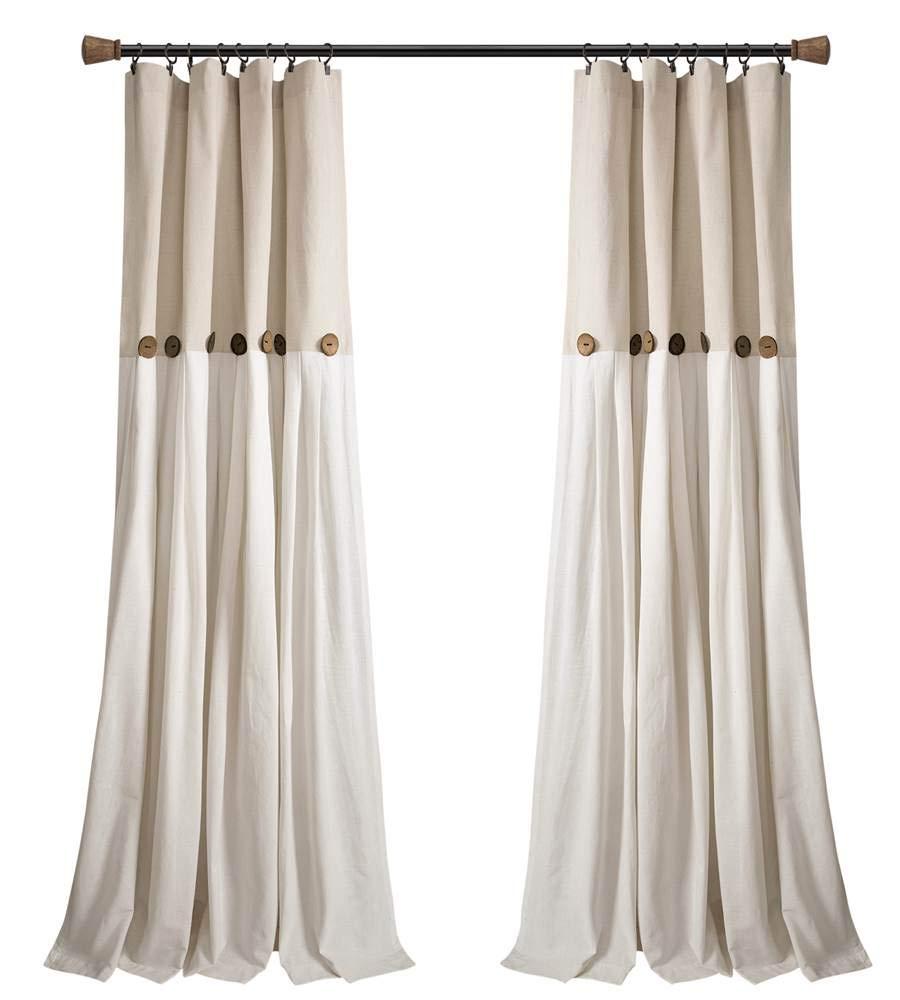 Lush Decor Beckham Semi Sheer Curtain Single Panel