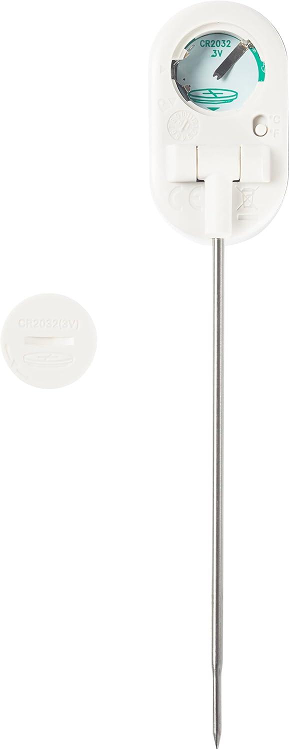 KitchenAid Digital Pivoting Kitchen Cooking Thermometer White: Meat & Food Thermometer, Digital Display, -40 to 482°F