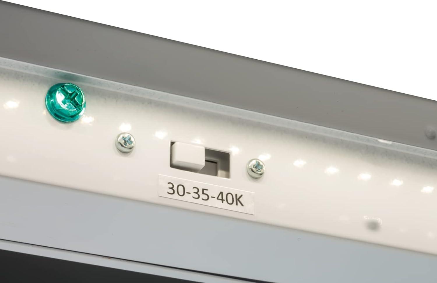 18-Inch White Steel LED Under Cabinet Light